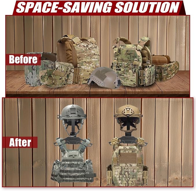 Helmet Wall Mount Motorcycle Helmet Holder Rack - Image 8