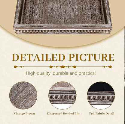MAONAME Wood Serving Tray, Farmhouse Wooden Tray - Image 3
