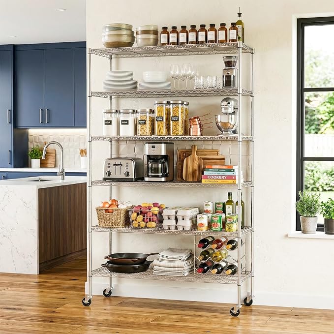 BestOffice | 6-Tier Wire Shelf - Image 2