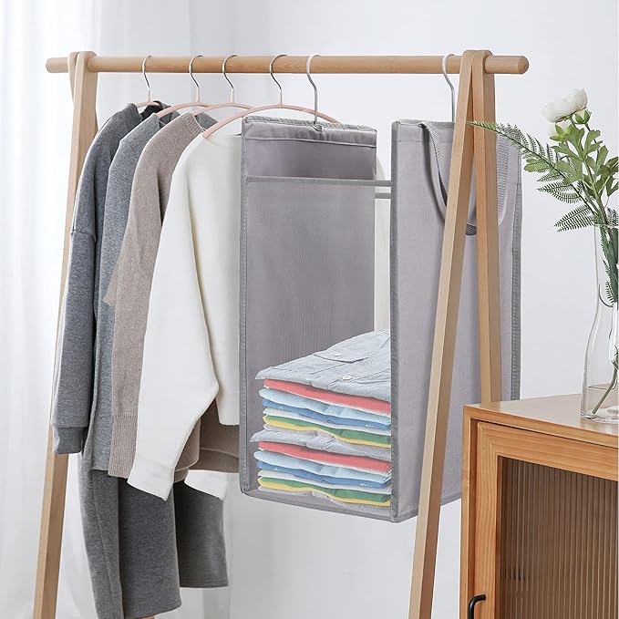 Fentec Hanging Laundry Hamper, Hanging Laundry Basket, Slim Laundry Hamper Bag - Image 2