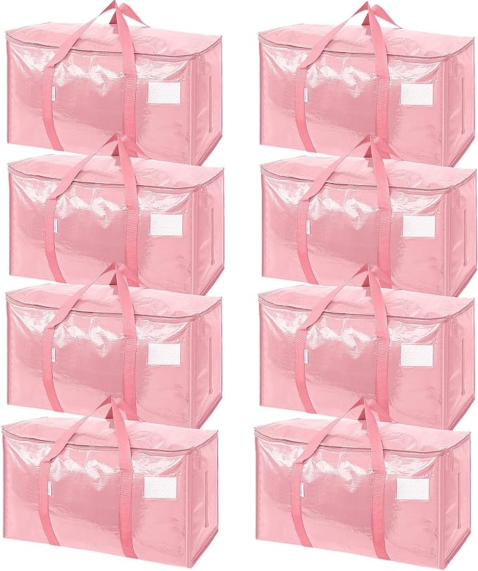 TICONN 8 Pack Extra Large Moving Bags Heavy Duty by TICONN