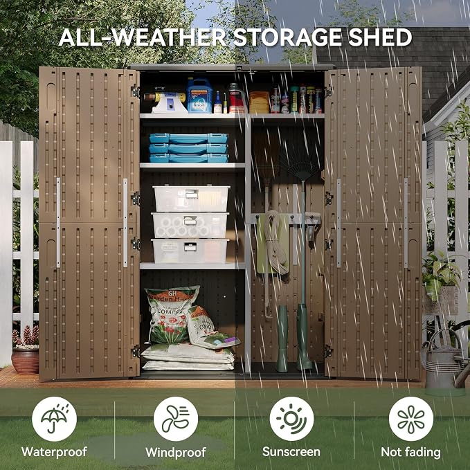 Aoxun Outdoor Storage Shed - Image 8