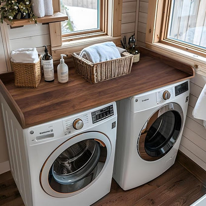 Kaboon Washer Dryer Countertop 58" x 28" Extra Large Version, Melamine - Image 7