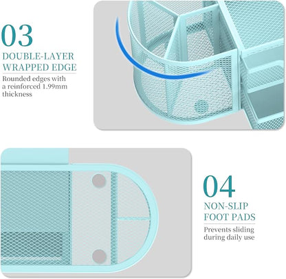 SUPEASY Mesh Desk Organizer, Desk Organizers and Accessories, Pen Holder - Image 6