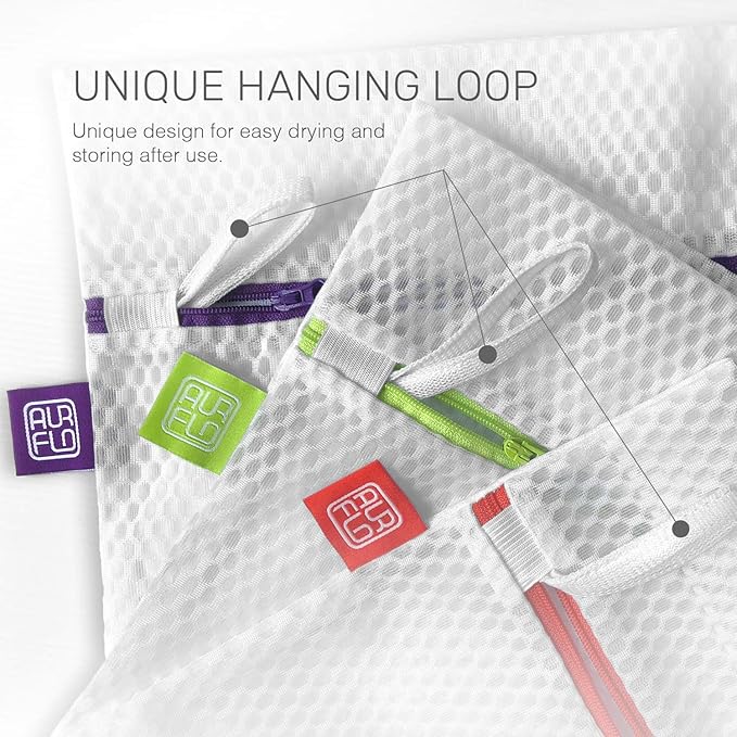 Mesh Laundry Bags for Delicates – 3 Medium Durable Net - Image 5