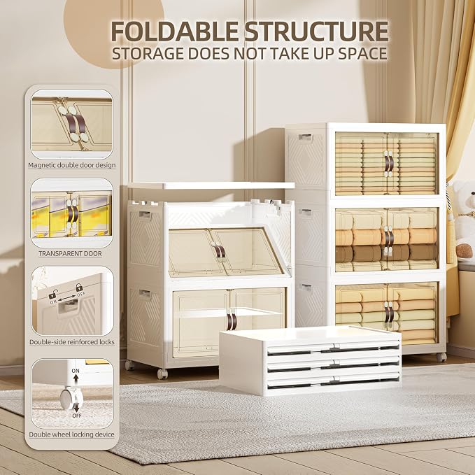 252 QT / 63 Gal Heavy Duty Double Door Storage Cabinet - Image 3
