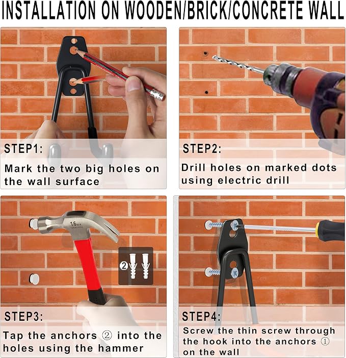 Steel Garage Storage Hooks - Image 5