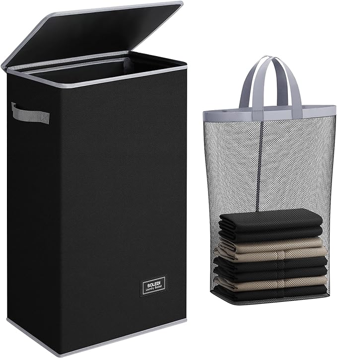 SOLEDI Slim Laundry Hamper by SOLEDI