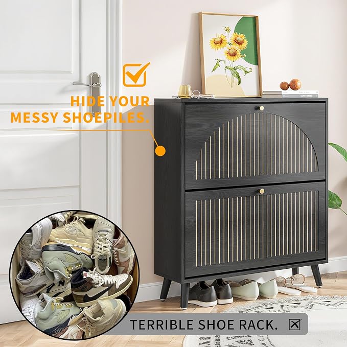 Fsbecl Shoe Storage Cabinet for Entryway - Image 9