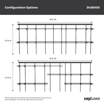 ClosetMaid MaxLoad Heavy Duty Wall Shelf Kit - Image 5