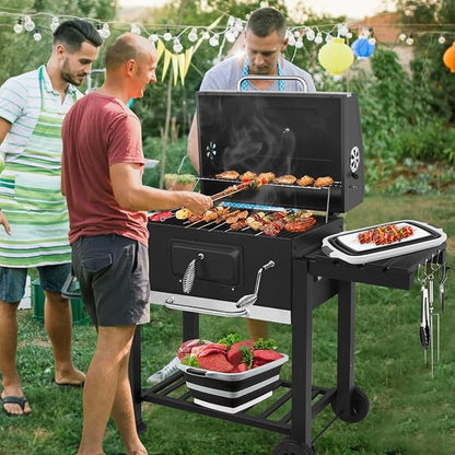 Collapsible BBQ Prep Tub with Cutting Board & Lid – 7.95 Gal / 30L Space-Saving - Image 2