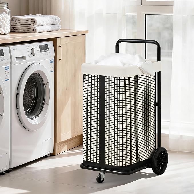 STORAGE MANIAC Rolling Laundry Cart - Image 7