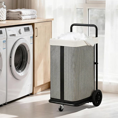 STORAGE MANIAC Rolling Laundry Cart - Image 7