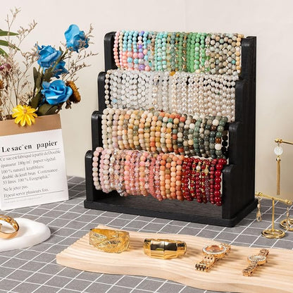 Emfogo Bracelet Holder, 4 Tier Bracelet Organizer Storage - Image 4