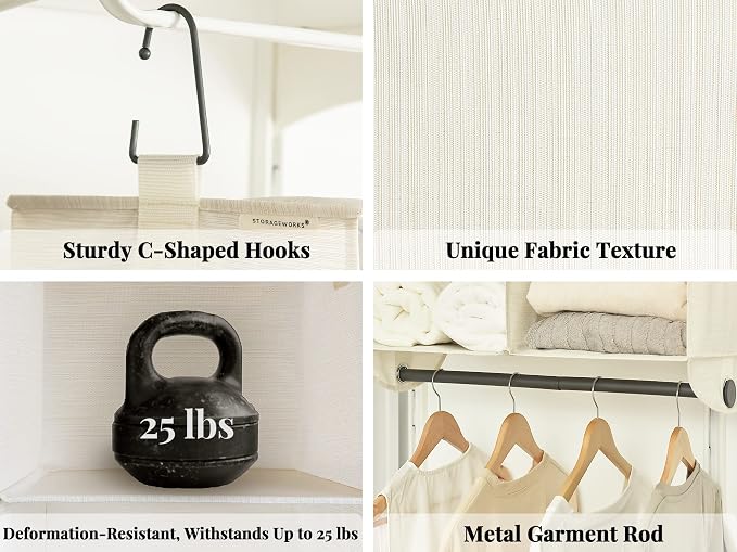 StorageWorks Hanging Closet Organizer - Image 4