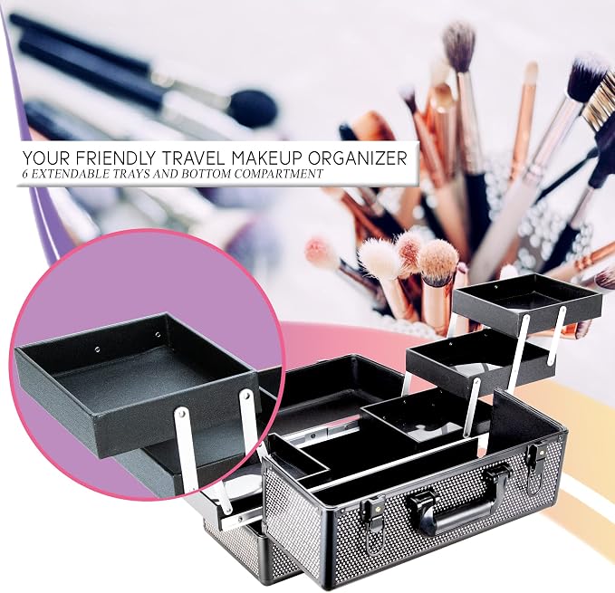 Ver Beauty Professional Train Makeup Case Organizer - Image 4