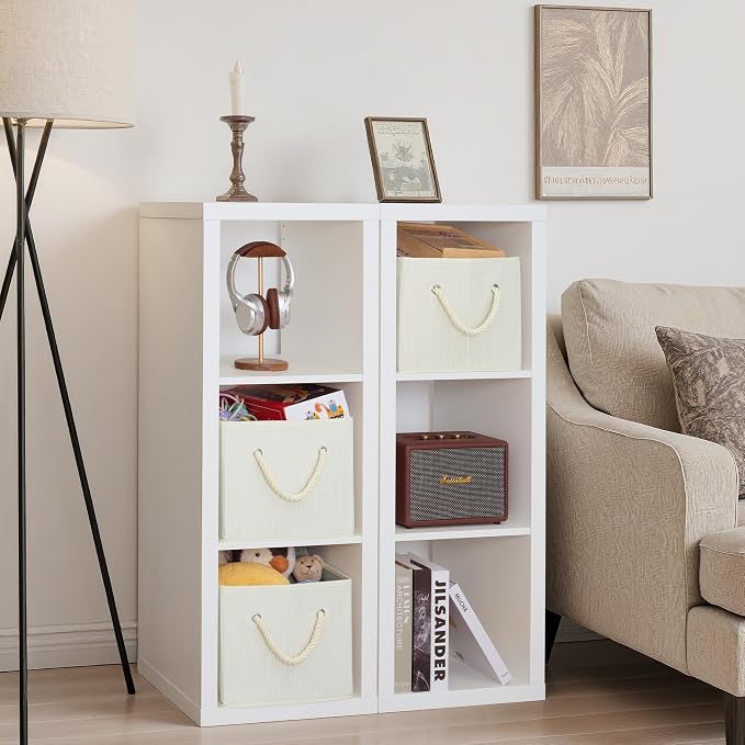 StorageWorks Storage Baskets for Shelves, Foldable Fabric Closet Storage Bins - Image 3