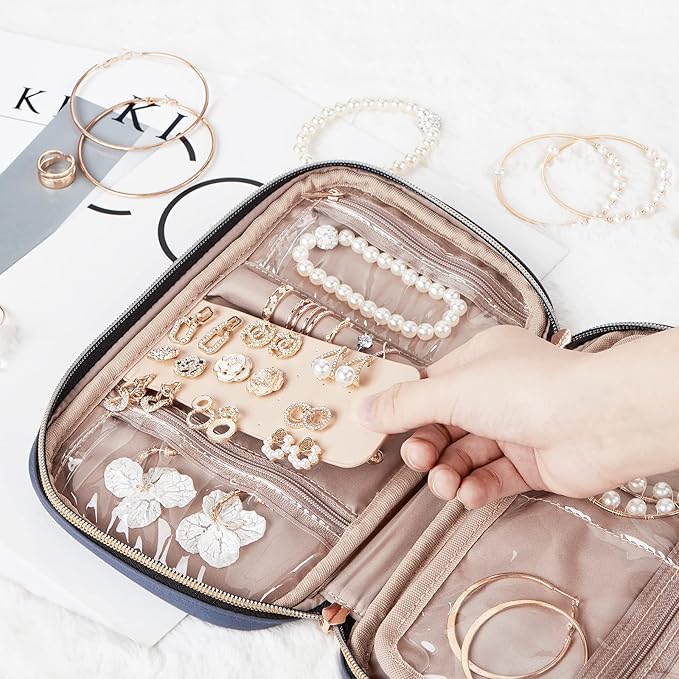 NISHEL Travel Jewelry Case, Holiday Organizer - Image 6