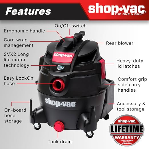 Shop-Vac 5801611 Wet Dry Vac - Image 4
