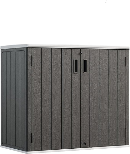 HOMSPARK Outdoor Storage Shed Weather Resistance, Patio Storage Cabinet by HOMSPARK
