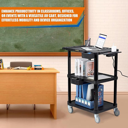 ELAFROS Heavy Duty 3-Tier AV Cart - Image 4