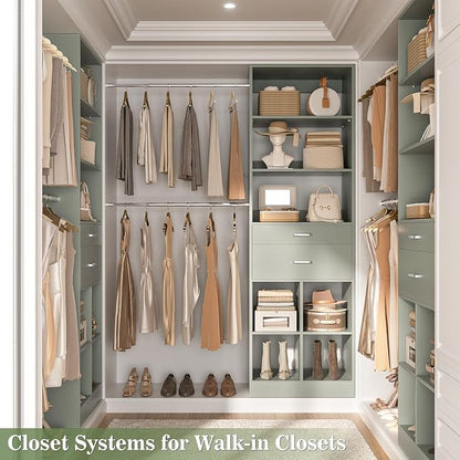 Besiost Closet System, 4-8 FT Closet Organizer Tower - Image 6