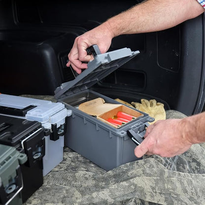 Sheffield Ammo Box Made in USA, Stackable Lockable Ammo Storage Box, Water & - Image 9
