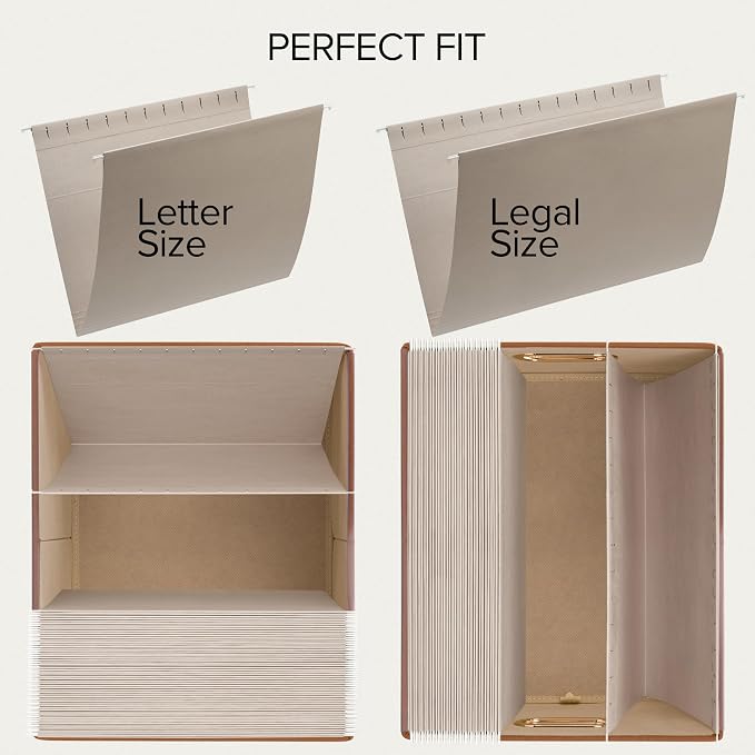 Decorative File Organizer Box Set of 2 - Image 5