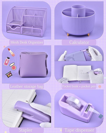 Purple Desk Accessories and Organizers - Image 3