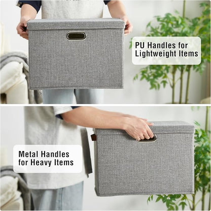17" Large Collapsible Storage Bins - Image 4