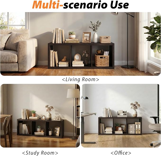 WannabeMyself【2026 Wooden Thick Frame】 3 Cube Storage Organizer - Image 6