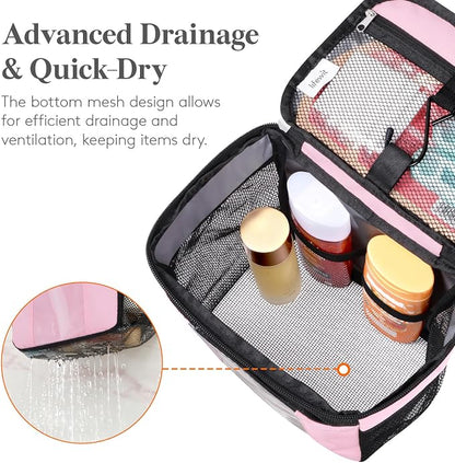 Lifewit Mesh Shower Caddy Bag Portable, Quick Dry Hanging Bathroom Organizer - Image 5