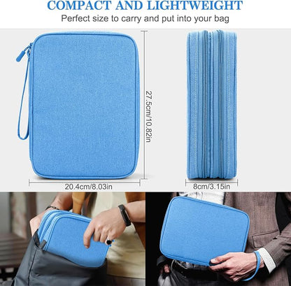 FYY Electronic Organizer, Extra Large Travel Cable Organizer Bag Pouch Portable - Image 2