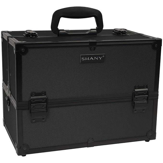 SHANY Essential Pro Makeup Train Case Cosmetic Box Portable Makeup Case by SHANYCosmetics