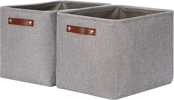 HNZIGE Large Rectangle Storage Baskets by HNZIGE
