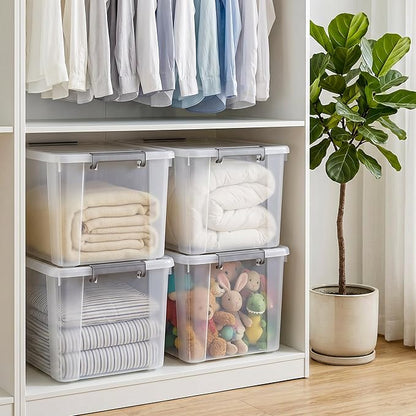 Citylife 69 QT Plastic Storage Bins - Image 4