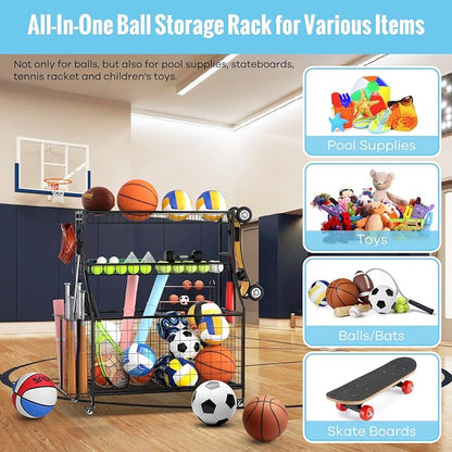 Sports Equipment Garage Organizer - Image 2