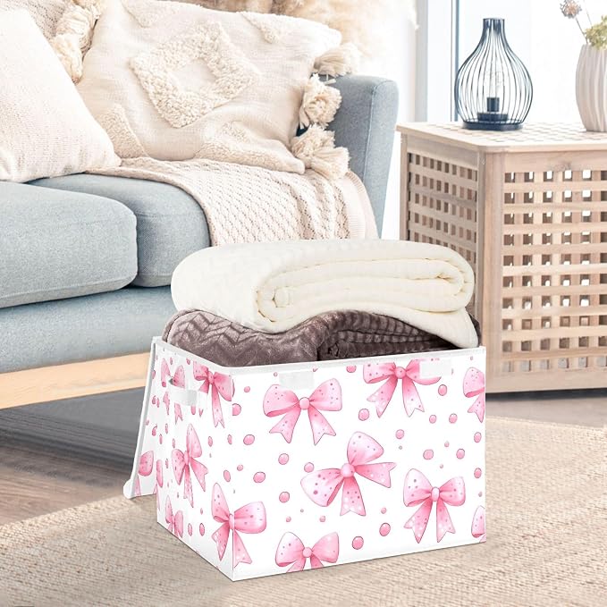 Bows and Polka Dots Storage Bins - Image 5