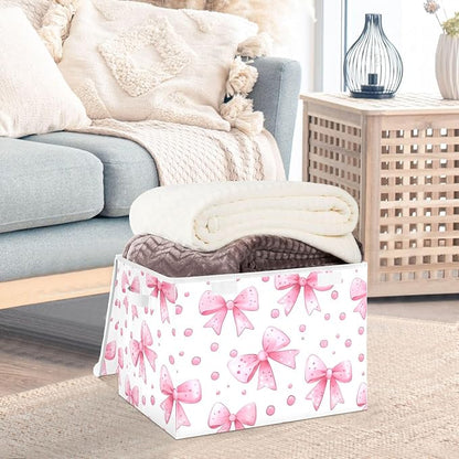 Bows and Polka Dots Storage Bins - Image 5