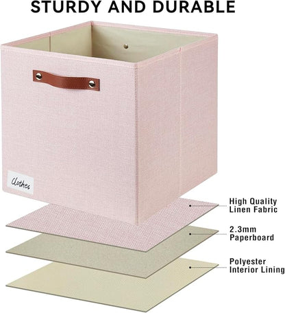 Collapsible Fabric Storage Cube Bins - Image 5