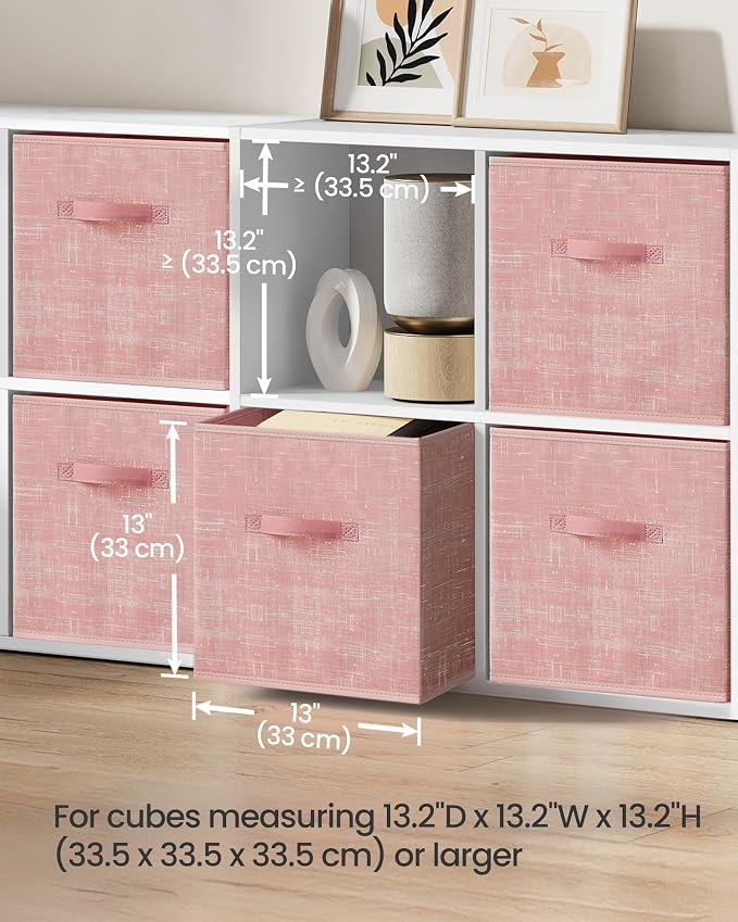 SONGMICS Storage Cubes, 13-Inch Non-Woven Fabric Bins - Image 3