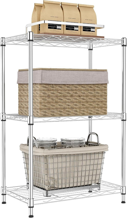 IZEUK 3 Tier Metal Wire Shelving Rack Storage Shelves by IZEUK
