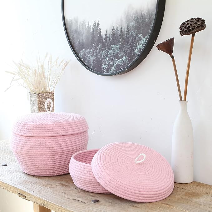 Sea Team Round Cotton Rope Storage Basket - Image 2