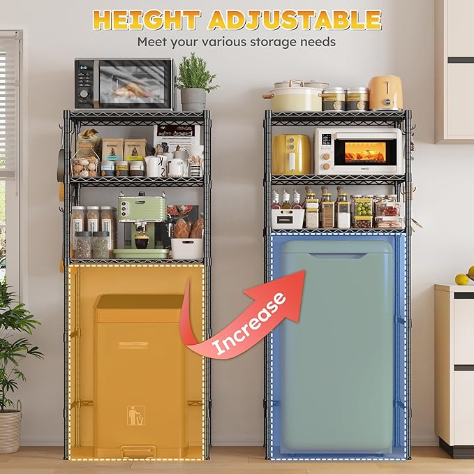REIBII 3-Tier Mini Fridge Shelf - Image 5