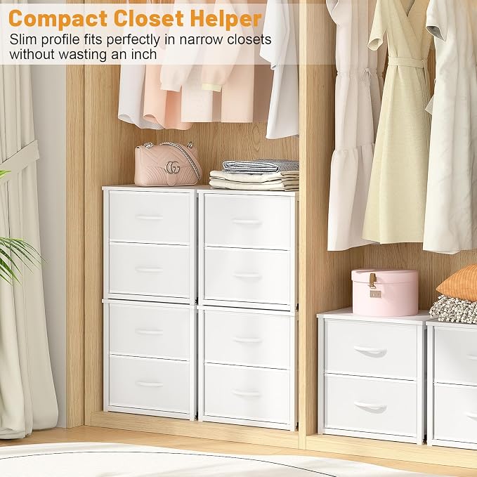 DAOUTIME Stackable Storage Drawers, Closet Storage Drawers - Image 8