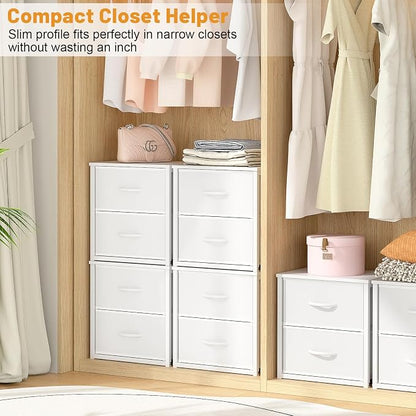 DAOUTIME Stackable Storage Drawers, Closet Storage Drawers - Image 8