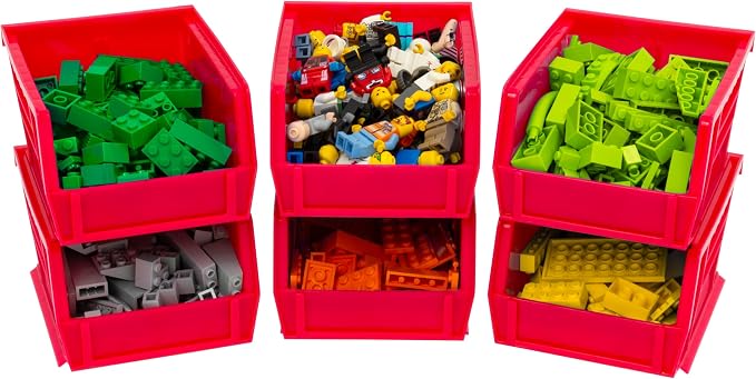 Akro-Mils 30210 AkroBins Plastic Storage Bins, Space-Saving Stackable Bins - Image 9