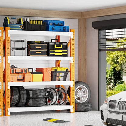 5000LBS Garage Shelving 59" W Garage Shelving Heavy Duty 4-Tier Metal Storage - Image 2