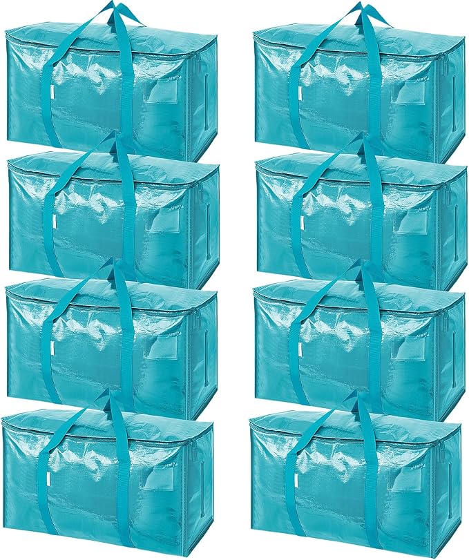 TICONN 8 Pack Extra Large Moving Bags Heavy Duty by TICONN