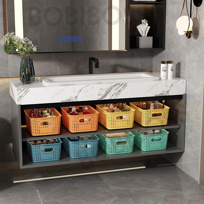 Colorful Plastic Storage Baskets - Image 6
